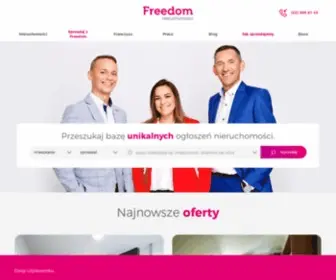 Freedom-Nieruchomosci.pl(Mieszkania Olsztyn) Screenshot