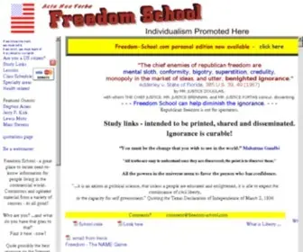 Freedom-School.com(Freedom School) Screenshot