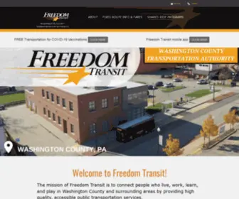 Freedom-Transit.org(Shared Ride Transportation Programs in Washington County) Screenshot