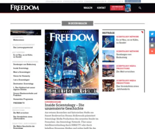 Freedom.de(Inside Scientology ) Screenshot