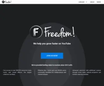 Freedom.tm(Partner Dashboard) Screenshot