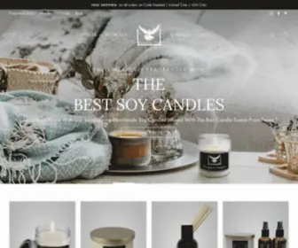 Freedom226.com(The Best Scented Soy Candles & Home Fragrances) Screenshot