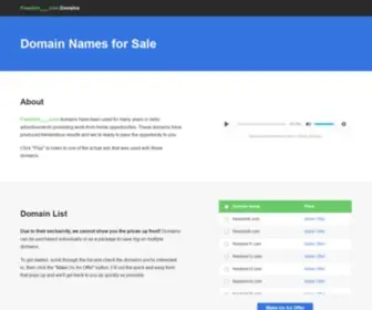 Freedom62.com(Com Domains) Screenshot