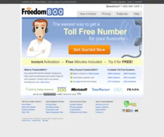 Freedom800.com(Freedom 800) Screenshot