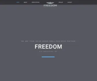 Freedomairind.com(Freedom Air Industries Inc) Screenshot