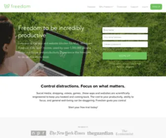 Freedomapp.us(Block Websites) Screenshot