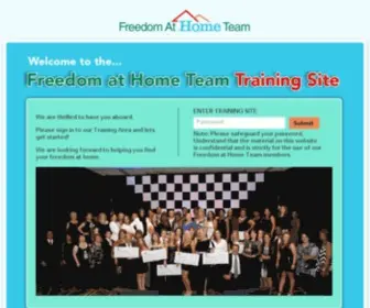 Freedomathometraining.com(Freedom At Home Team) Screenshot