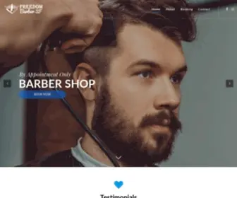 Freedombarbersf.com(Freedom Barber SF) Screenshot