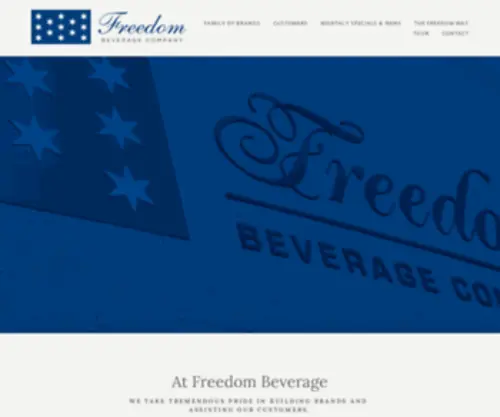Freedombeverage.net(Freedom Beverage) Screenshot