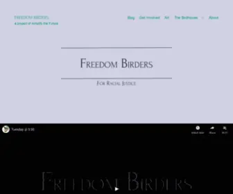 Freedombirders.org(A project of Amplify the Future) Screenshot