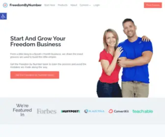 Freedombynumber.com(Your Freedom Blueprint) Screenshot