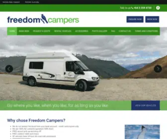 Freedomcampers.co.nz(Freedom Campers) Screenshot