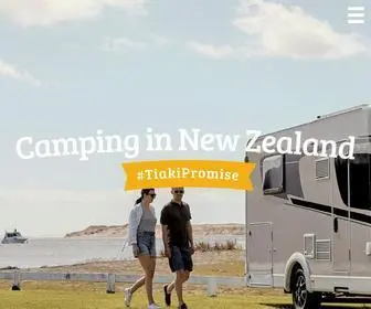 Freedomcamping.org(Camping in New Zealand) Screenshot