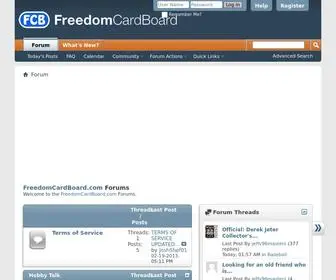 Freedomcardboard.com(Freedom) Screenshot