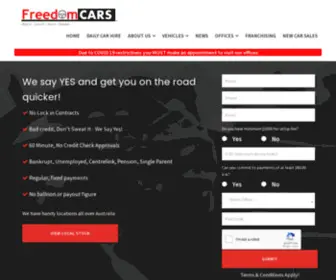 Freedomcars.com.au(Bad Credit) Screenshot