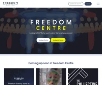 Freedomcentre.com(A Church Community of History) Screenshot