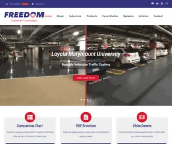 Freedomchemicalcorp.com(Commercial Waterproofing Solutions) Screenshot