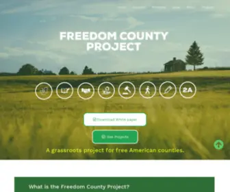 Freedomcountyproject.com(The Freedom County Project) Screenshot