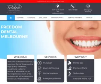 Freedomdental.com.au(Our expert Melbourne dentist) Screenshot