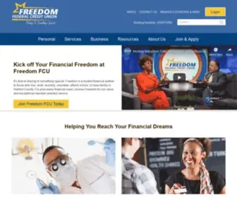 Freedomfcu.org(Membership in Freedom Federal Credit Union) Screenshot