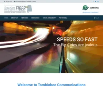 Freedomfiber.com(Connecting the way to a better future) Screenshot