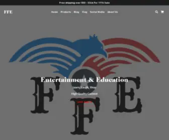 Freedomfirstent.com(FreedomFirst Entertainment & Education) Screenshot