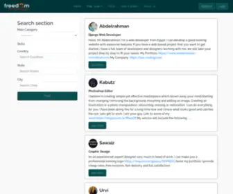 Freedomforworkers.com(Freedom For Workers Business search engine to find workers) Screenshot