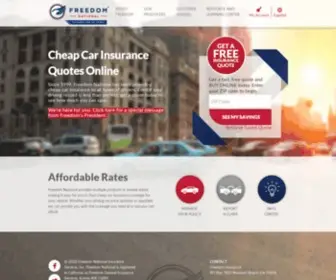 FreedomGeneral.com(Freedom National Insurance Services) Screenshot