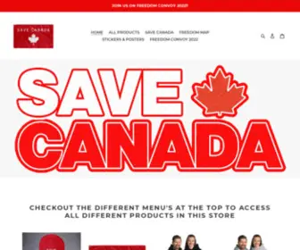 Freedomhats.ca(Save Canada) Screenshot