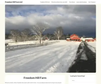 Freedomhillfarm.net(Good, local and fresh) Screenshot