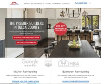 Freedomhomesok.com(Custom homes tulsa) Screenshot