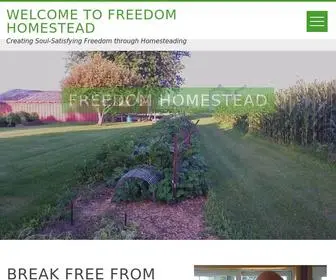 Freedomhomestead.us(FREEDOM HOMESTEAD) Screenshot