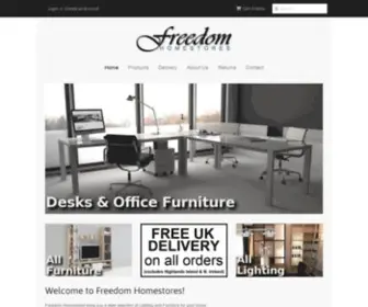 Freedomhomestores.co.uk(Freedom Homestores Furniture & Lighting) Screenshot