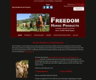 Freedomhorseproducts.com(Freedom Horse Products Inc) Screenshot