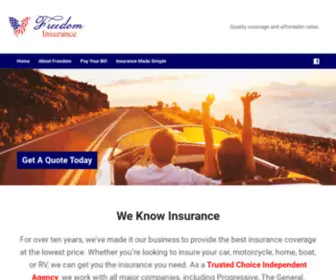 Freedominsurancefla.com(Quality coverage and affordable rates) Screenshot