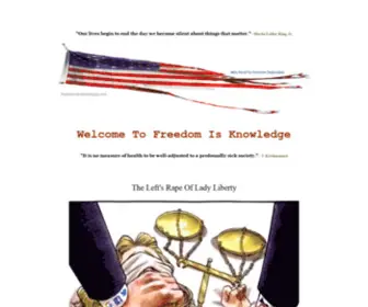 Freedomisknowledge.net(Freedom Is Knowledge) Screenshot