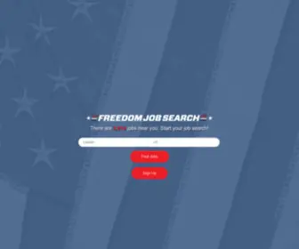 Freedomjobsearch.com(FreedomJobSearch) Screenshot