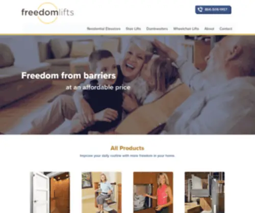 Freedomliftsonline.com(Lifeway Danielson) Screenshot