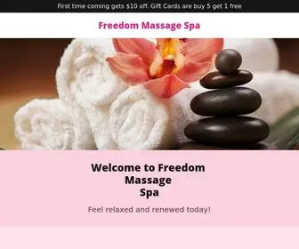 Freedommassagespa.com(Freedom Massage Spa) Screenshot