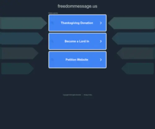 Freedommessage.us(Freedommessage) Screenshot
