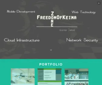 Freedomofkeima.com(Freedomofkeima zone) Screenshot