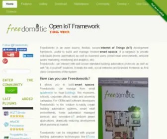 Freedomotic.com(Open Source Building Automation) Screenshot