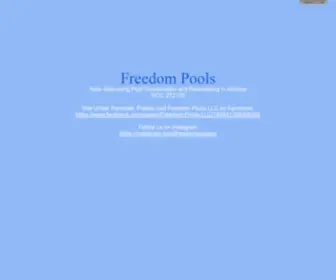 Freedompoolsaz.com(Freedom Pools) Screenshot