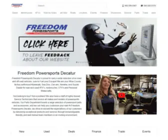 Freedompowersportsdecatur.com(Freedom Powersports Decatur) Screenshot