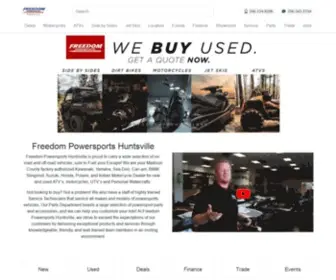 Freedompowersportshuntsville.com(Freedom Powersports Huntsville) Screenshot