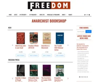 Freedompress.org.uk(The Home of Freedom Books and Freedom Newspaper) Screenshot