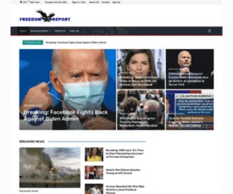 Freedomreportdaily.com(Freedom Report Daily) Screenshot