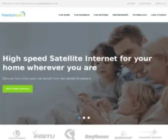 Freedomsat.com(High Speed Satellite Internet) Screenshot