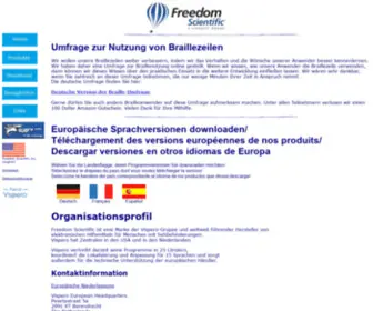 Freedomsci.de(Freedom Scientific) Screenshot