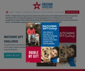 Freedomservicedogs.org Screenshot